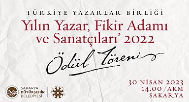 Yılın Yazar, Fikir Adamı Ve Sanatçıları Ödülleri Sakarya’da Verilecek