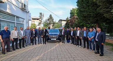 Başkan Yüce yerli ve mili araç TOGG ile Ferizli ve Söğütlü’deydi