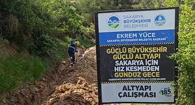 Büyükşehir Belediyesi’nden Pamukova Teşvikiye Mahallesi’ne Yeni içme Suyu Hattı