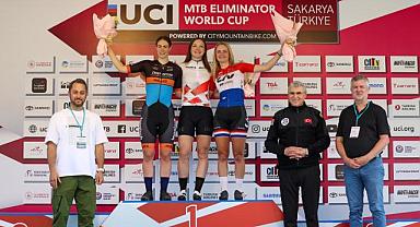 Dünya Kupası yarışları nefes kesti; Şampiyonlar Ayçiçeği Bisiklet Vadisi’nde belli oldu