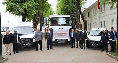 HENDEK BELEDİYESİ ARAÇ FİLOSUNA 3 YENİ ARAÇ DAHA KATTI