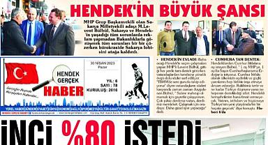 HENDEK GERÇEK HABER'İN NİSAN AYI SAYISI