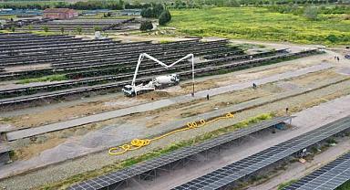 Şehrin Yeni Enerji Kaynağı Karaman GES İçin Son Paneller Kuruluyor