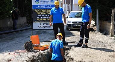 Büyükşehir Belediyesi Sapanca’da Devam Eden Altyapı Çalışmalarında Sona Geldi
