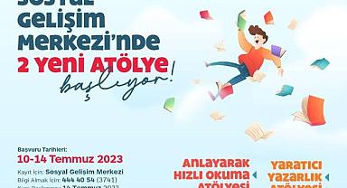 Büyükşehir SGM’de iki yeni atölyede daha kayıtlar başladı