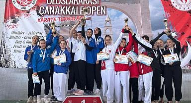 Hendekli Karateciler Çanakkale'de madalyalara ambargo koydu!