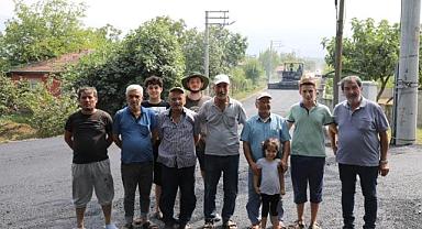 Muhtar Yıldırım'dan Başkan Soykan'a asfalt teşekkürü!