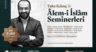 Taha Kılınç ile Âlem-i İslam seminerleri başlıyor