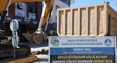 YAĞMUR SUYU HATTI YENİLENİYOR...