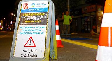 Yaya geçitleri ve duraklarda hummalı çalışma