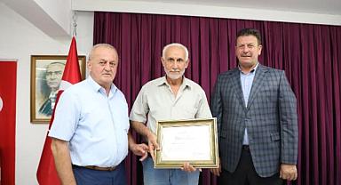 40 yıllık esnaflar onurlandırıldı!