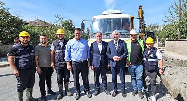 Başkan Yüce çalışmaları yerinde inceledi!
