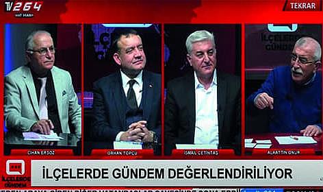 İLÇELERDE GÜNDEM PROGRAMI, BU AKŞAM TV264'TE BAŞLIYOR