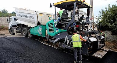 Zemin iyileştirildi: 2 bin 500 ton asfalt serilecek.