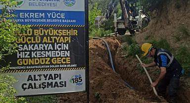 Büyükşehir Belediyesi’nden Karasu Aziziye Mahallesi’ne Yeni İçme Suyu Hattı