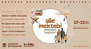 Büyükşehir SGM’de ‘Aile Mektebi’ Atölyeleri Başlıyor