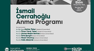 Etkinlikler İsmail Cerrahoğlu Paneli İle Devam Edecek