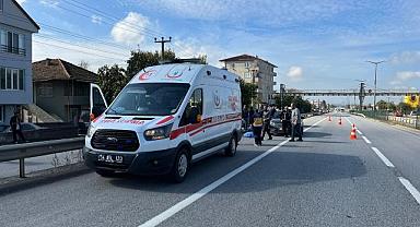 Otomobilin çarptığı yaya öldü!