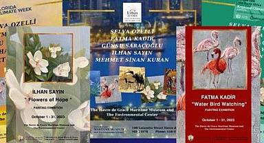 Sanatçı Fatma Kadir ve İlhan Sayın Solo Sergileri ile ABD’de