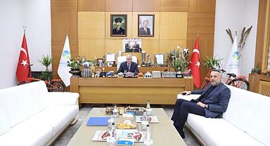Başkan Yüce, İl Başkanı Tever İle Buluştu