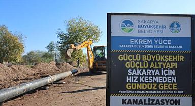 Büyükşehir Hendek’te altyapı çalışmalarını aralıksız şekilde sürdürüyor