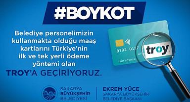 Büyükşehir maaş ödemelerinde Türkiye’nin ödeme yöntemi TROY’a geçiyor