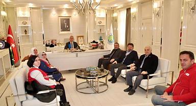 BAŞKAN BABAOĞLU'NA KIZILAY'DAN ZİYARET!