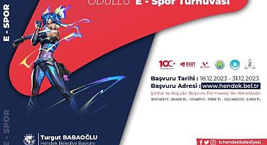 HENDEK BELEDİYESİ, ÖDÜLLÜ E-SPOR TURNUVASINI DÜZENLİYOR!