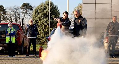 Terminal Çalışanlarına Yangına Müdahale Eğitimi