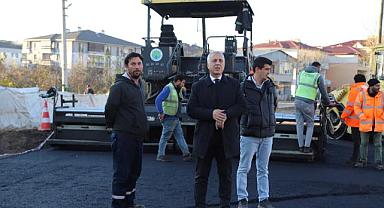 YENİMAHALLE YOLLARINDA ASFALT ÇALIŞMASI!