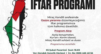GAZZE İÇİN İFTAR PROGRAMI!
