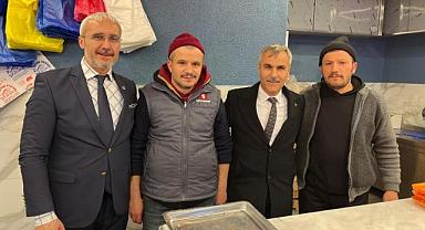 Ayvaz Salı Pazarında Esnaf ve Vatandaşları Ziyaret Etti