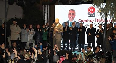 MHP İL BAŞKANI ALKAŞ’TAN, AK PARTİ İLÇE TEŞKİLATINA ÖVGÜ