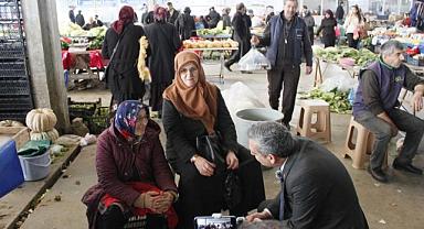 NİHAT BAYRAKTAR SALI PAZARINI ZİYARET ETTİ!