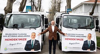 BAŞKAN BABAOĞLU: ARAÇ FİLOMUZA 2 YENİ ÇÖP KAMYONU EKLEDİK