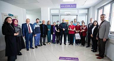 BAŞKAN BABAOĞLU’NDAN SAĞLIK ÇALIŞANLARINA BAYRAM ZİYARETİ