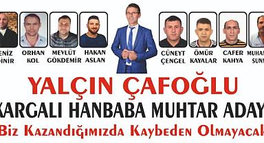 Yalçın Çafoğlu; destek sizden, hizmet bizden...