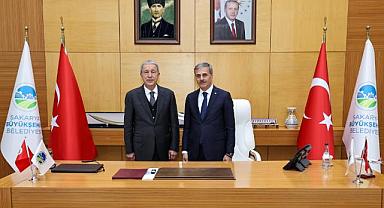 Başkan Alemdar, Hulusi Akar’ı Ağırladı