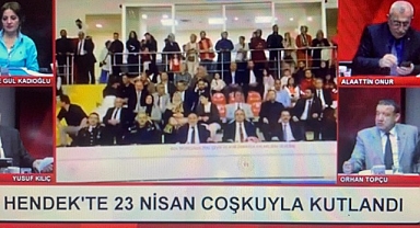 HENDEK'TEKİ 23 NİSAN COŞKUSU TV 264 EKRANLERINDA