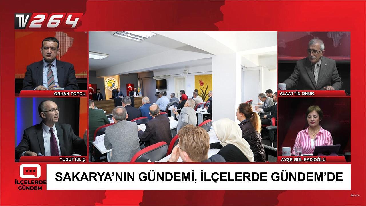 İlçelerde Gündem Bu Akşam Saat 21.00’de TV264’te