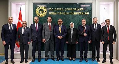 Alemdar Ve Sakarya heyeti Bakan Özhaseki İle Sakarya’yı Konuştu