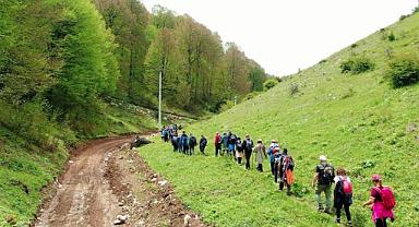Doğa tutkunları Yörükyeri’nin eşsiz tabiatını keşfetti