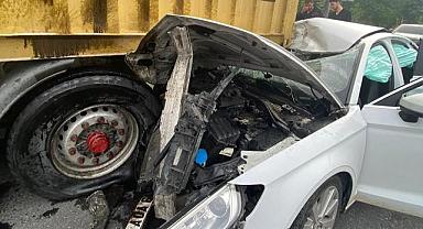 HENDEK TEM'DE FECİ KAZA!