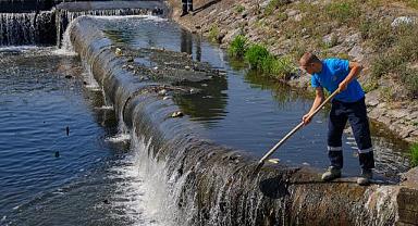 Çark Deresi’ndeki Temizlik Çalışmaları Sıklaştırıldı