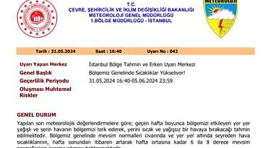 SAKARYA VALİLİĞİNDEN SICAK HAVA UYARISI!