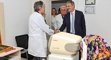 Başkan Alemdar Büyükşehir Tıp Merkezi’ni Ziyaret Etti