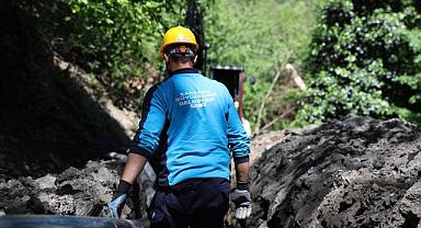 Dibektaş Mahallesi 4 Bin Metrelik Yeni Altyapı Hattına Büyükşehir İle Kavuştu