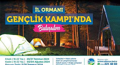 Gençlik kampı başvuruları başladı!