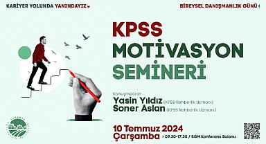 KPSS adaylarına ücretsiz motivasyon semineri!
