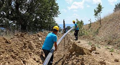 Taraklı Hark Mahallesi 2 bin metrelik yeni içme suyu hattı ile buluşuyor